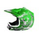 Casco Cross Xtreme verde Mate