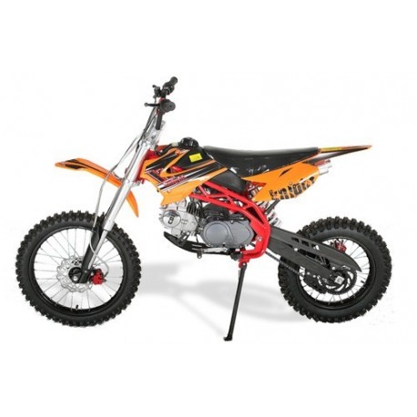 Pit bike 125cc RFZ Apollo 14/12 embrague y arranque a pedal