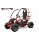 Eco Gokart Crosser RACER 1000W 36V 6 pulgadas 2-etapas