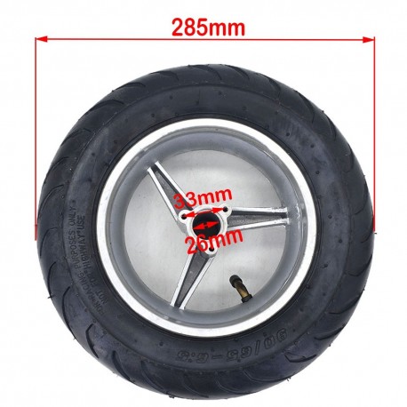 Rueda completa  pocket bike trasera 110/50-6 & 90/65-6.5