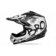 Casco Cross Bro  blanco mate  infantil