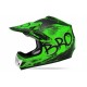 Casco Cross Bro verde mate  infantil