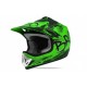Casco Cross Bro verde mate  infantil