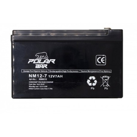 Batería de gel  12V 7Ah 6-DZ7-9