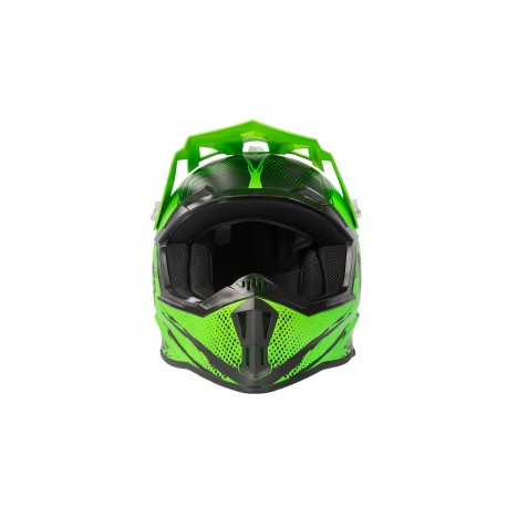 Casco Cross ROAD  Bro  V2 VERDE Mate  infantil CEE