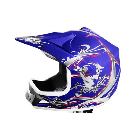 Casco Cross Xtreme Azul mate